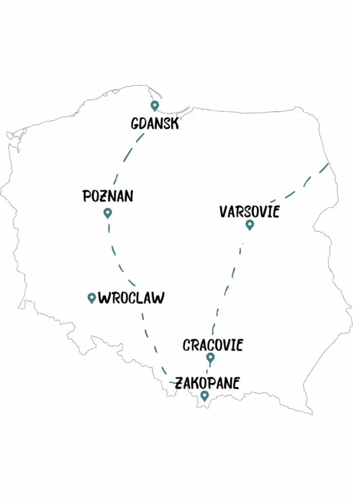 ITINERAIRE POLOGNE 2 SEMAINES