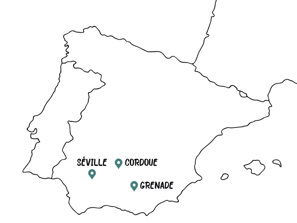 Carte Espagne