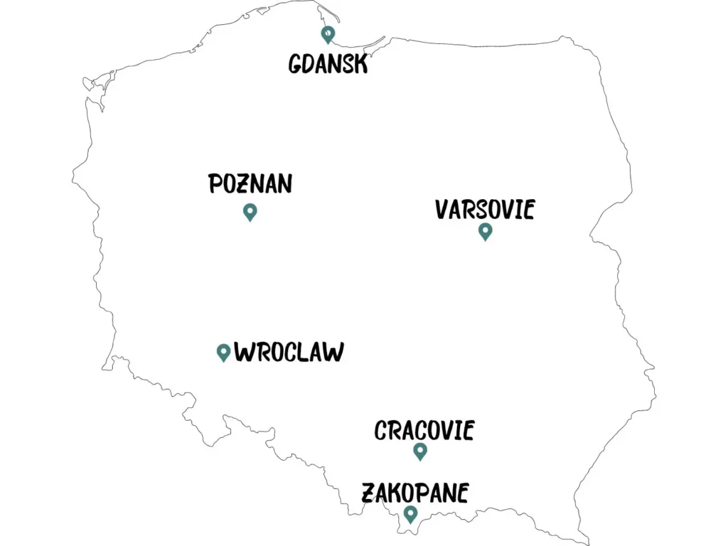 CARTE POLOGNE