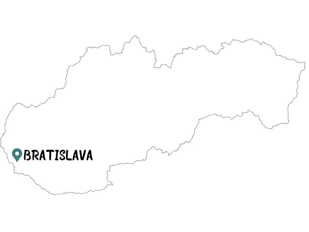 CARTE SLOVAQUIE